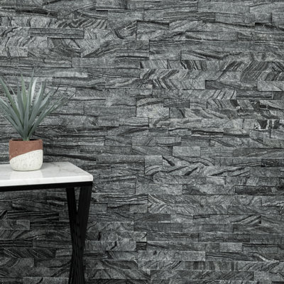 Stonecrest 6 in. x 24 in. Split Face Natural Stone Ledger Panel Wall Tile