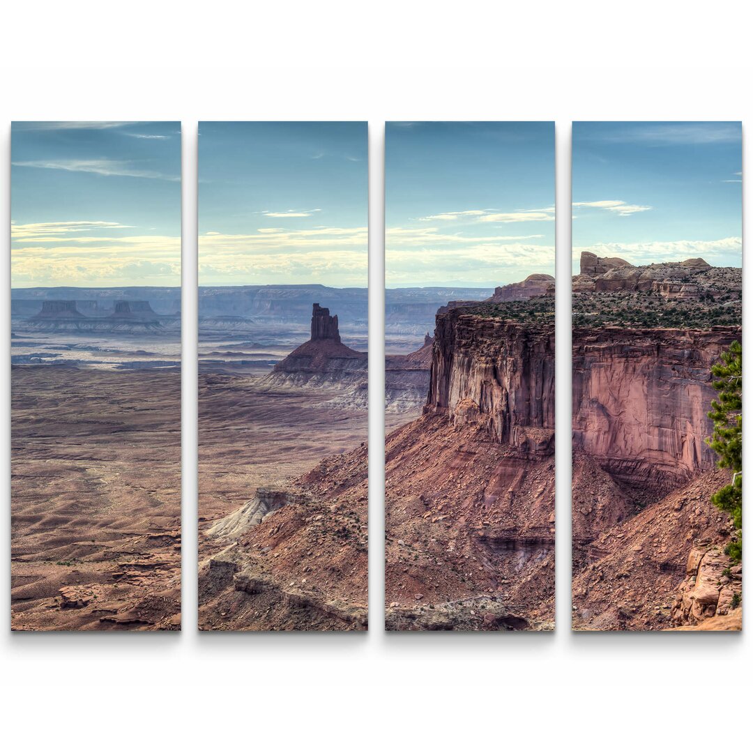 4-tlg. Leinwandbilder-Set Canyonlands National Park - Utah