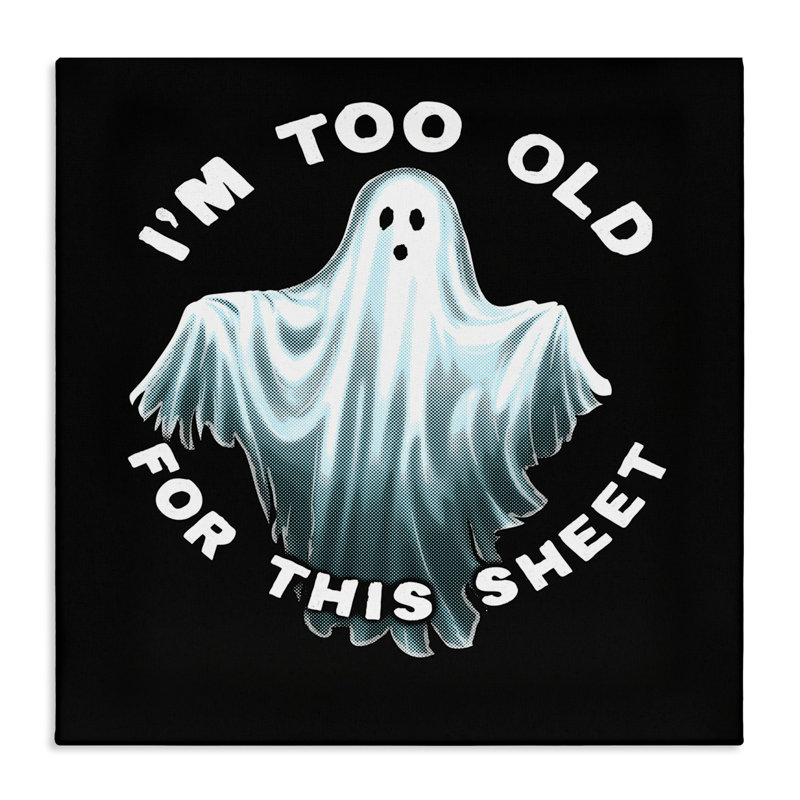 Too Old For This Part Canvas, art mural par Jedco Brands, Inc., H 24 po x l 24 po