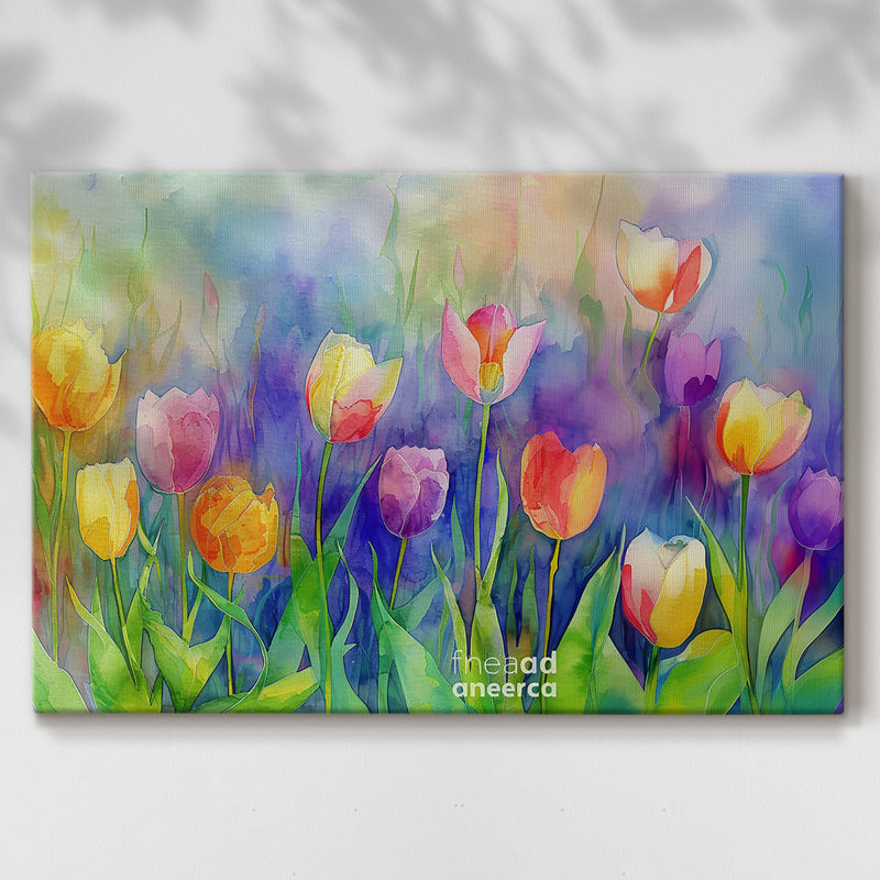 Série Floral - Cxxxxi - Cavas enveloppés de galerie, 24 x 36
