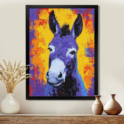 Pulse Of Donkey By Vincent II - Donkey Canvas Print