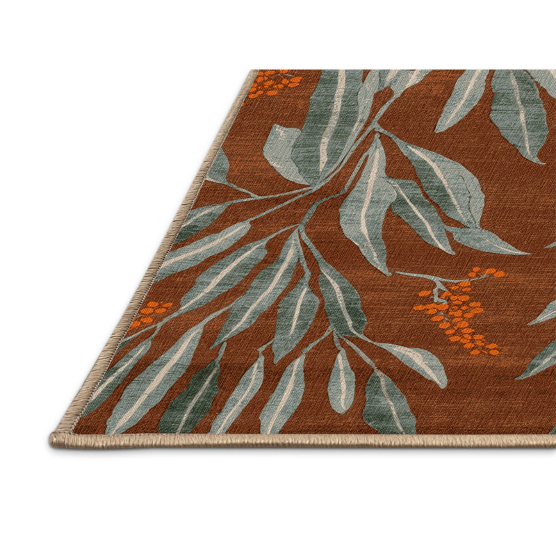  Tapis lavable à l'argousier, Rectangulaire 3 pi x 5 pi
