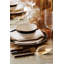Mikasa Luxe Deco China Dinner Plate Set, 27.5cm