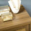 Buffet avec portes en rotin