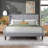 Luma Queen Upholstered Wingback Platform Bed-1595370707-1610497492