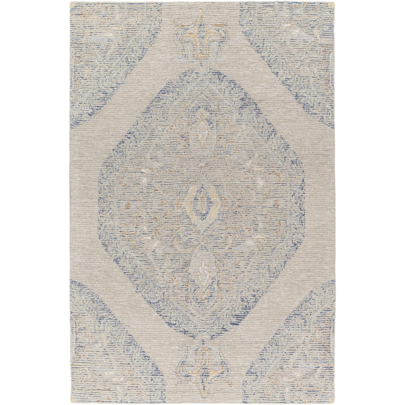 Wool Oriental Area Rug, Rectangle 2' x 3'