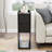 Fluted End Table Set With Drawers(set Of 2), Farmhouse Side Table With Storage-568882452