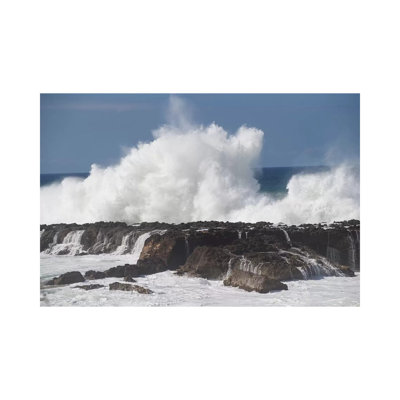 Waves Breaking on the Coast, Hawaii, USA 1 Piece Wrapped Canvas Wall Art