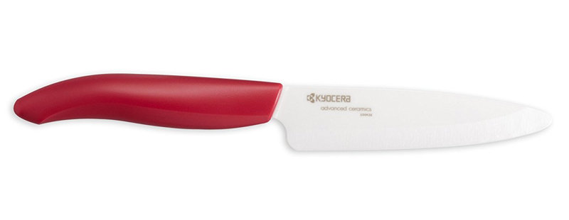 Ensemble de couteaux en céramique Kyocera, Rouge, 4.5