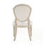 Chaises d'appoint contemporaines rembourrées en bois de chenille au fini chêne clair, parfaites pour les décors de cuisine et de salle à manger modernes