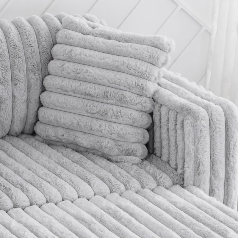 106,3 po en forme de L gris 4 - Confortable et contemporain. Matériaux de qualité garantissant la durabilité. Conception modulaire pour divers réglages. Comprend un tissu de rangement doux. De superbes maisons. Et une décoration élégante.