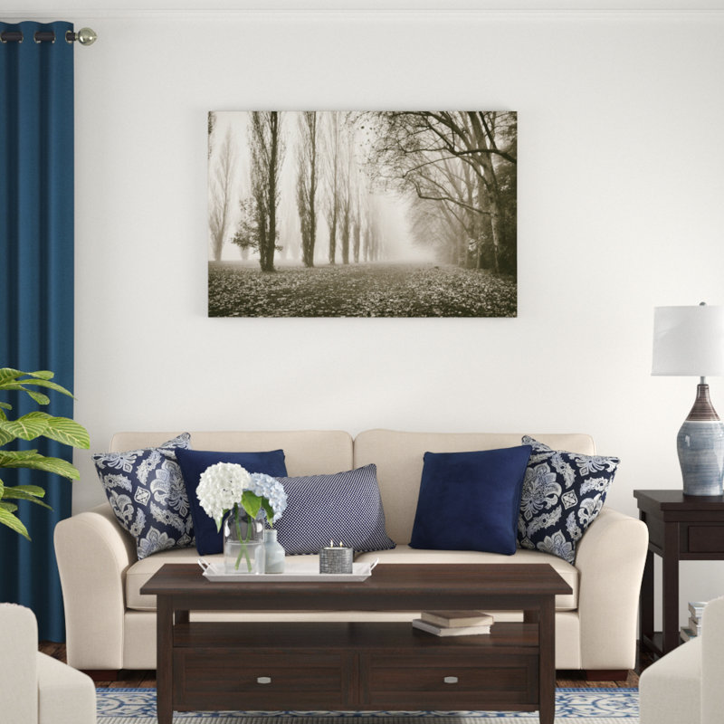 Trees in Fog IV by Jody Stuart - Photograph Print, 20cm H x 30cm W, Wrapped Canvas