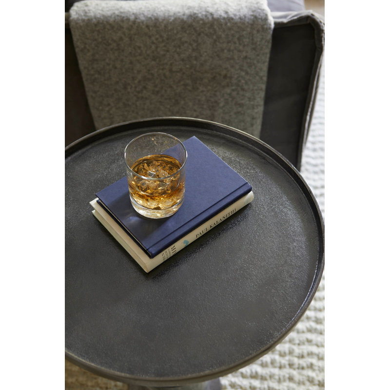 Jetson Marble Pedestal End Table