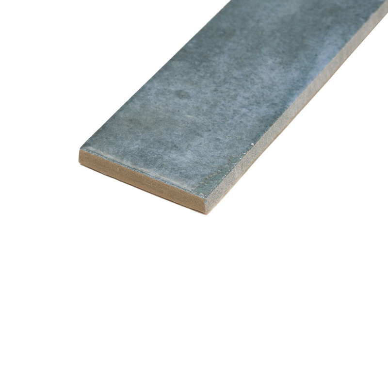 Mirage 2" x 10" Zellige Porcelain Wall Tile, Denim Navy Blue