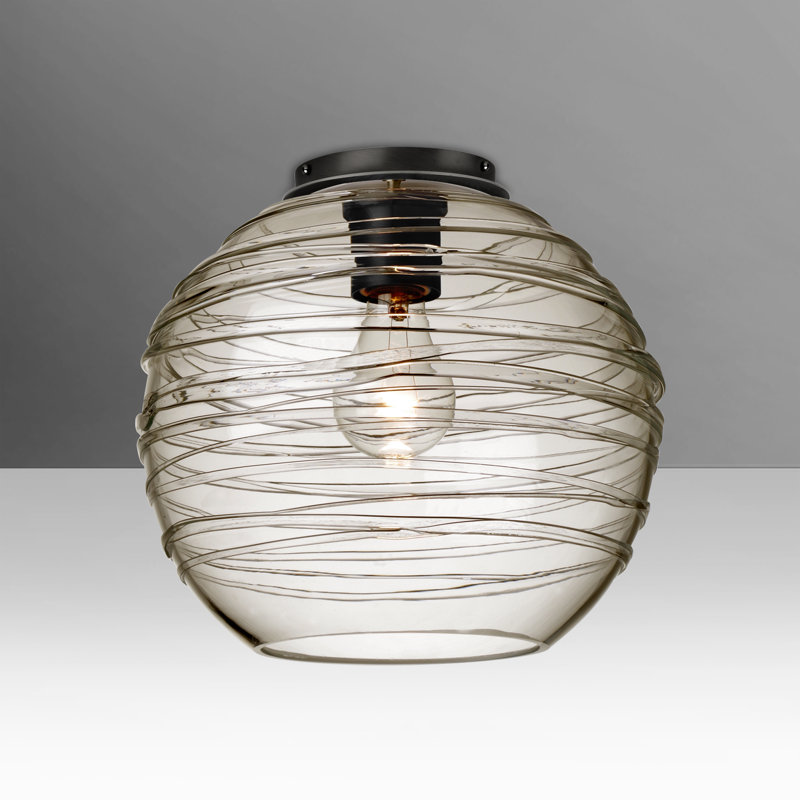 Besa Wave 10 Ceiling, Black, Brown