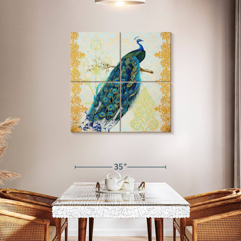 Brampt Beautiful Peacock, 38" H x 38" W