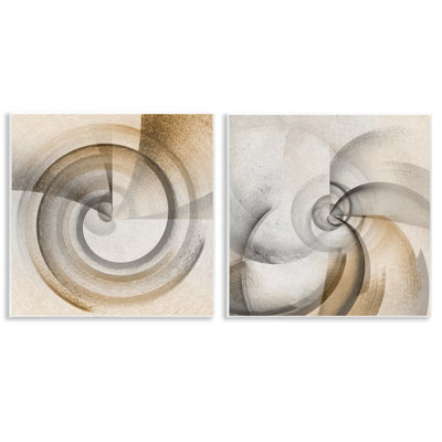 «Spinning Vortex Abstractions», ensemble de plaques murales par Noah Bay