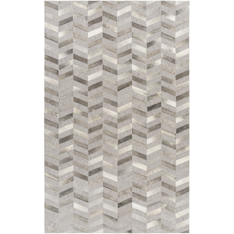 Tapis gris / ivoire Arnessa, Rectangle 9 pi x 12 pi