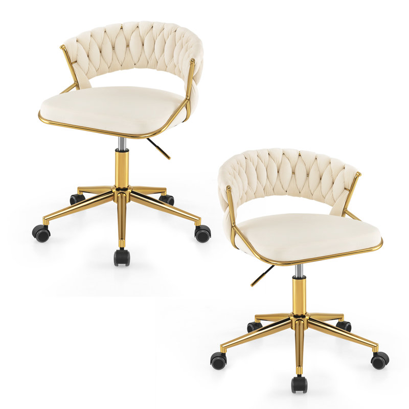 Betzaira Office Chair, Beige