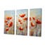Red Poppies Blossoming II - ensemble d'art mural champ de fleurs-107736310-107736315