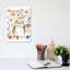«Flowers and Friends Owl» par Carol Robinson, reproduction d'art sur toile tendue-55902766