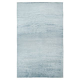 Blue Textured Tibetan Silk Rug - 14' x 20'