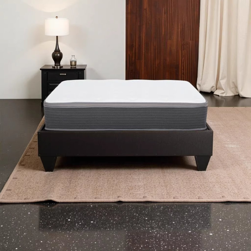 8 in. Full-Size Hybrid Mattress in a Box with Pocket Spring and Gel-Infused Memory Foam for Pressure Relief and Cooling Sleep