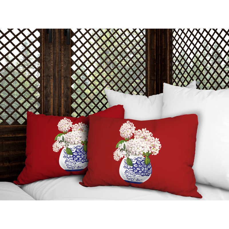 Coussin intérieur / extérieur Lumbar, Rouge