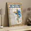 Jésus est mon tout, affiche en croix en bois-129131589