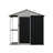 Outdoor Storage Shed With Rack