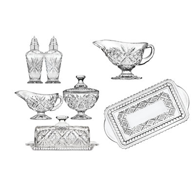 Dublin Crystal 8 Piece Hostess Serving Set