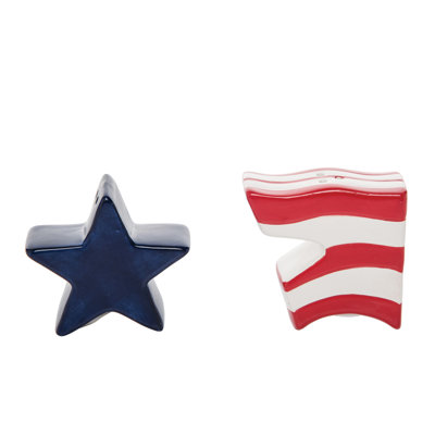 American Flag Patriotic Salt and Pepper Shaker