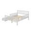 Lit plateforme double en bois avec garde-corps double et double compartiment de rangement-447378708-447378711