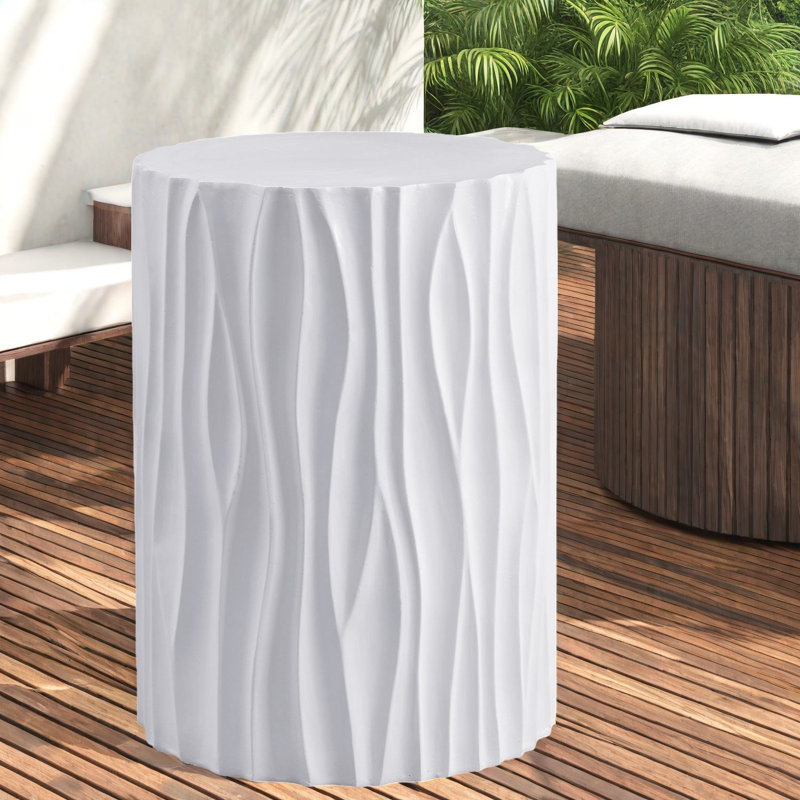 Table d'appoint Kygo Modern Coastal MGO, White