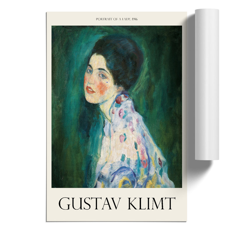 Portrait of a Lady 1 Piece Wall Art, 59cm H x 42cm W x 0.1cm D
