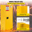 Armoire inflammable avec tablette réglable VEVOR 18,1 po x 18,1 po x 35,4 po