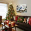 «Winter Bird Scene», art mural-1319268626
