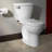 American Standard Cadet 3 1.28 Gpf Left-trip Lever Round-front Self-cleaning Toilet With Slow-close Seat