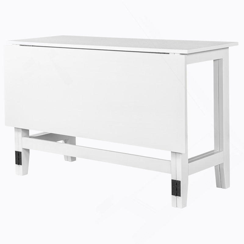 Table de salle à manger extensible Farmhouse, Blanc