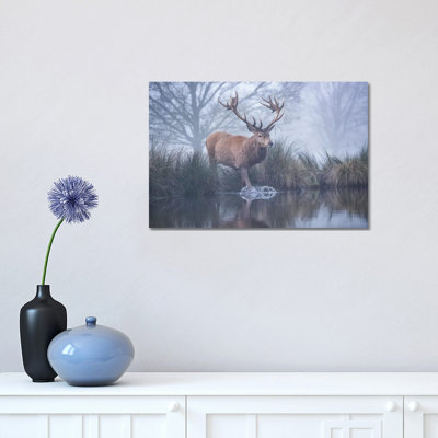 Entering The Stream by Max Ellis - Wrapped Canvas Painting