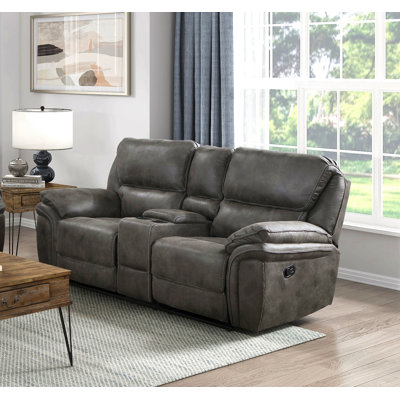 Causeuse de salon en peluche de conception moderne et moelleuse en microfibre avec cadre en bois massif 1pc