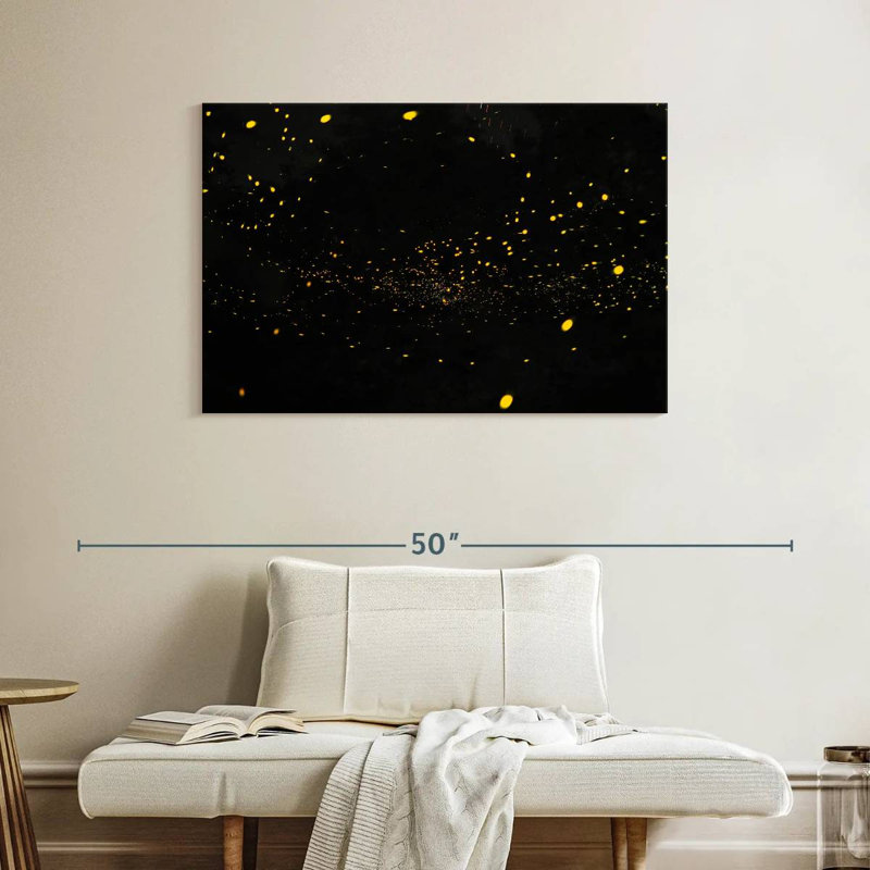 Brampt Night Fireflies, 26" H x 39" W