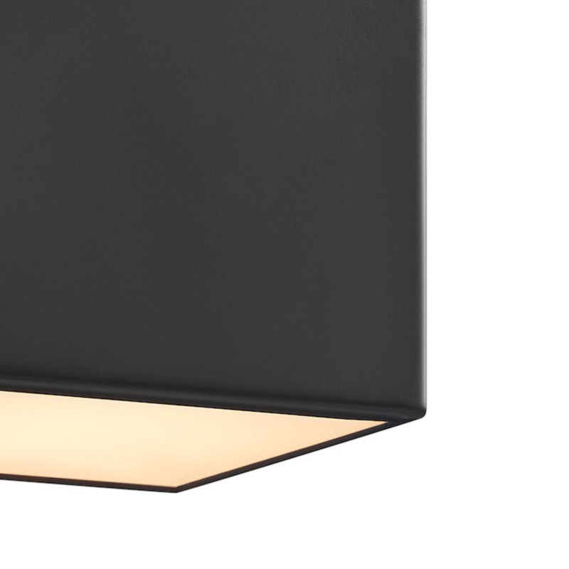 Marco LED Cube Flush-Mount - Matte Black