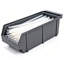Présentoir à sachets de sucre en plastique FixtureDisplays® pour la restauration, noir, distributeur de garnitures pour bonbons, bacs de rangement en plastique, organisateur de comptoir à compartiment unique pour cafés, restaurants et bars A31F7A9209FE4D3CAB0ECAB210355F94