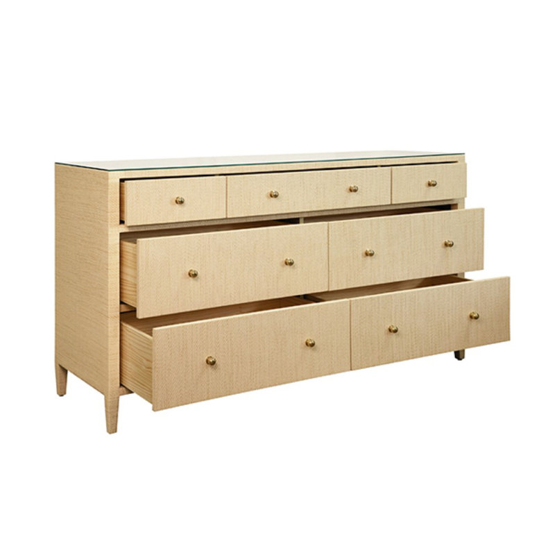 Commode sept tiroirs, Tanné
