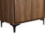 Meuble-lavabo autoportant 30 po, bois d'ingénierie, 2 portes, aspect attrayant, brun, meuble-lavabo brun de style américain, 30 po, revêtement insonorisant, design