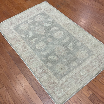  Handmade Oushak Wool Rug