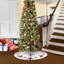Jupe d'arbre de Noël en fausse fourrure