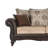 Brookridge Brown Rolled Arm Sofa