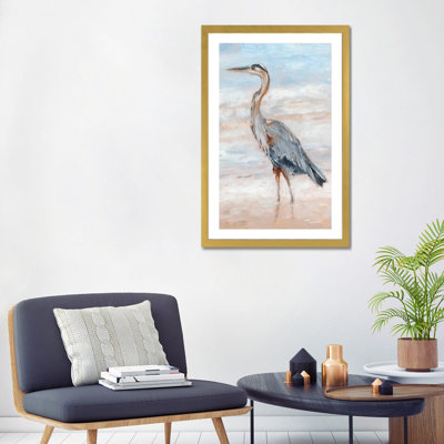 «Beach Heron II» par Ethan Harper - reproduction d'art